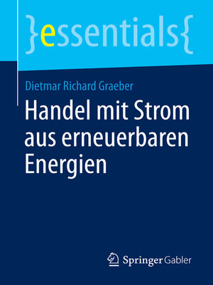 cover image of Handel mit Strom aus erneuerbaren Energien